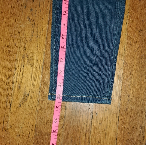 Stitch Star Pull On Skinny Jeggings Indigo Wash - Picture 8 of 10